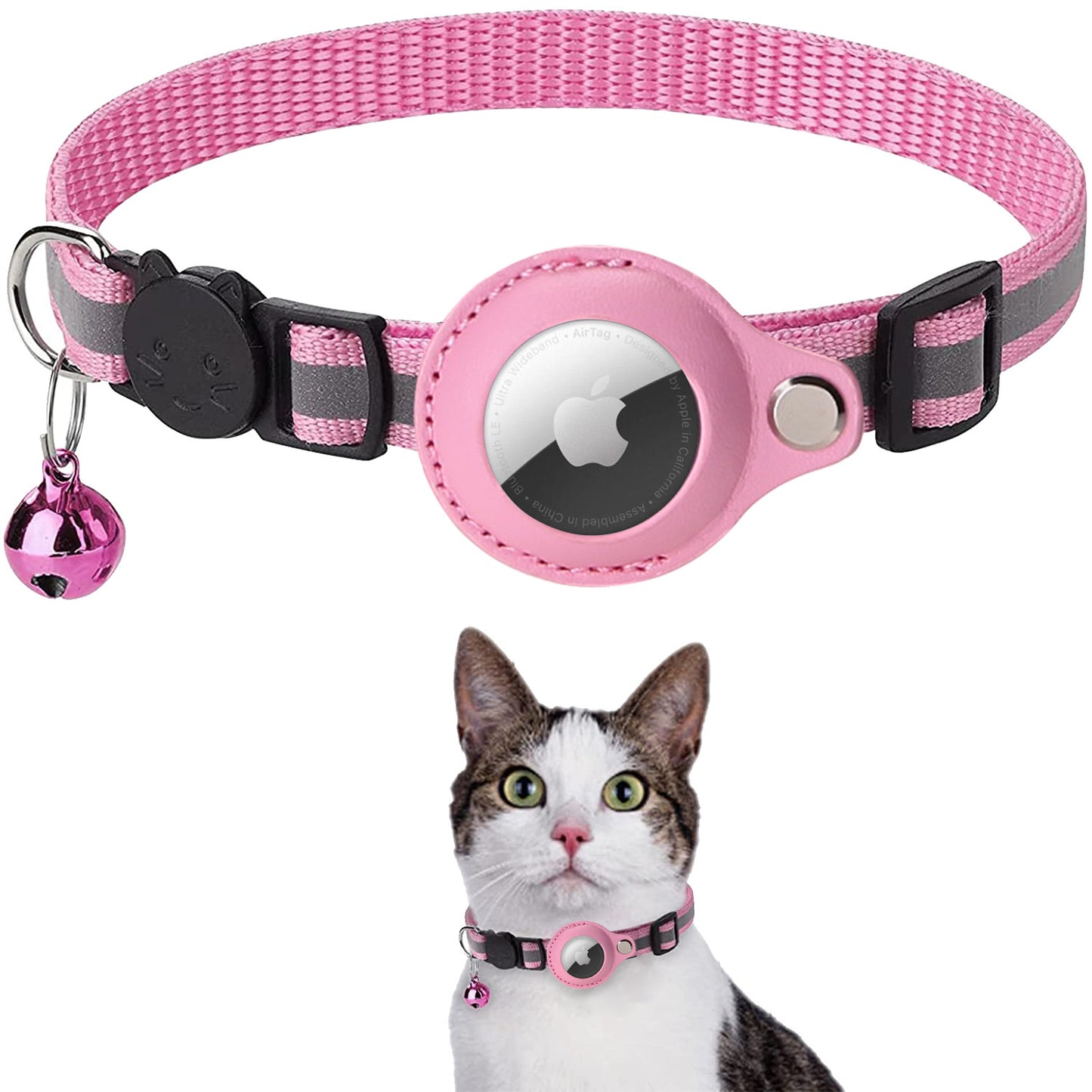 Anti-Lost Apple Airtag Tracker Halsband für Katzen