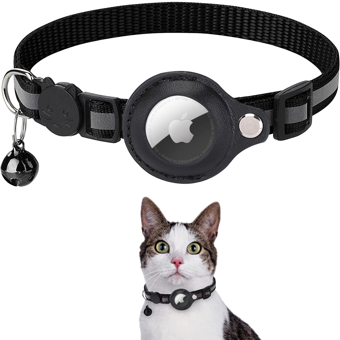 Anti-Lost Apple Airtag Tracker Halsband für Katzen