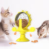 Katzenspielzeug Drehscheibe Gelb - Pawmoment