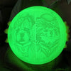 Personalisierte Mondlampe Grün leuchtend - Pawmoment